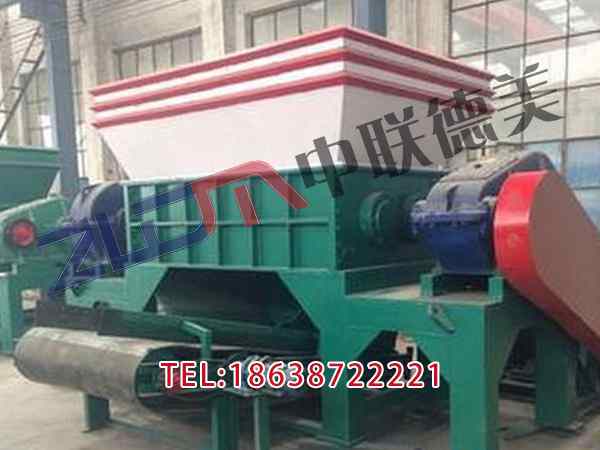 山東塑料金屬撕碎機生產線