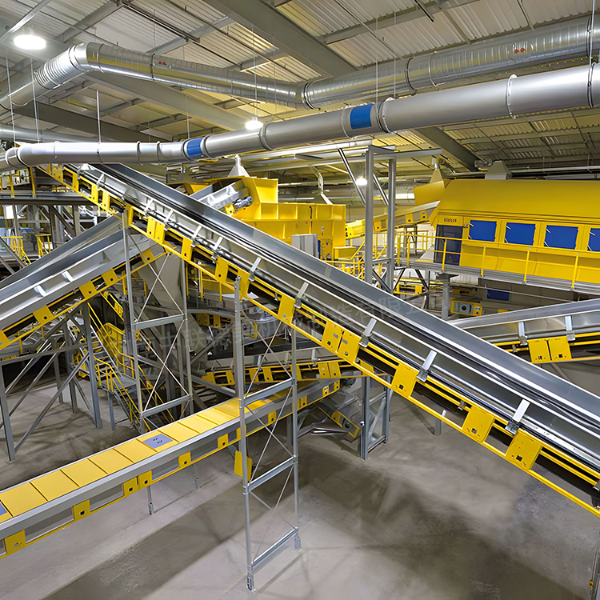 77.生活垃圾經破帶破碎機